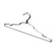 Space aluminum alloy high-end light luxury metal clothes hanger thickened