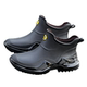 New low-top men's anti-slip and wear-resistant lightweight rain boots