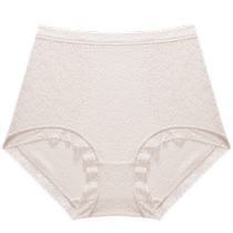 3-pack of boxer seamless underwear for women soft silk breathable sexy belly-controlling lace thin high-waisted non-restrictive underwear