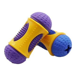 Qzee Fengrong Dog Toy Chew Stick Teeth Cleaning Brush Hide Treats Durable Chew Toy for Golden Retriever Corgi Medium and Large Dogs