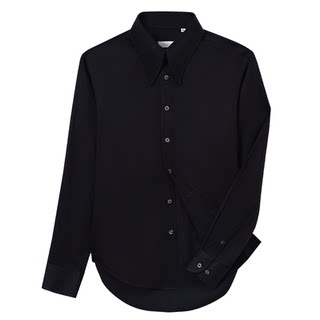 【鲁泰DP免烫纯棉】CULTUM商务男士衬衫男高级感黑色长袖西装衬衣