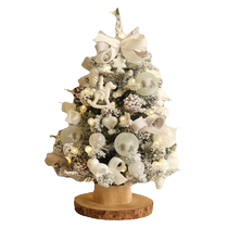 Mini Christmas tree 2023 new ins style simulation tree gift home desktop small ornaments Christmas decorations
