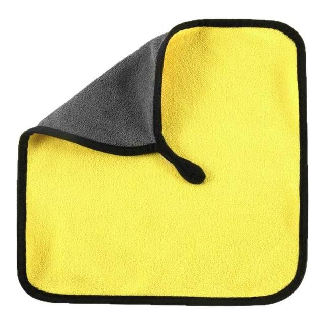 Car wash towel double-sided coral velvet thickened water absorption special car wipe car towel car rag large quick-dry car towel