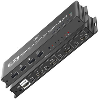 Ayin four-in and one-out kvm switch mouse goes through the screen