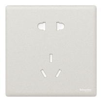 (73) Schneider switch socket panel with one opening and five holes type 86 household switch precious platinum texture coral white