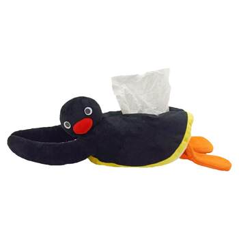Kkv official pingu hanging tissue bag cute cartoon home bedroom car dormitory creative decoration storage cover