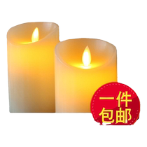 LED electronic candle lamp dripping wax swing wick simulation paraffin lamp fake candle wedding romantic confession guiding light