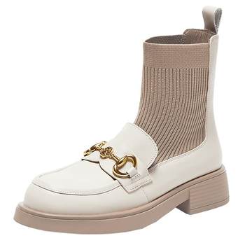 Tianmeiyi 2023 new winter style shopping mall same style sweet college style stretch boots fashionable women's socks boots bh821dd3