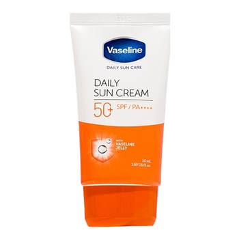 Vaseline sunscreen spf50+ ສົດຊື່ນ ແລະບໍ່ເມັນ ຜິວກາຍ ໃຊ້ໄດ້ກັບ facial UV isolation lotion 50ml ສໍາລັບຜູ້ຊາຍ ແລະຜູ້ຍິງ