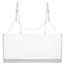 Ultra-thin bra corset for big breasts showing small ice silk seamless pullover suspender bra for women anti-sagging plastic breast wrap student summer