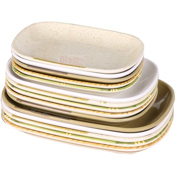 Melamine plastic rice dumpling plate malatang commercial snack plate