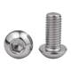 Flat round head hexagon screw 304 stainless steel M6M10