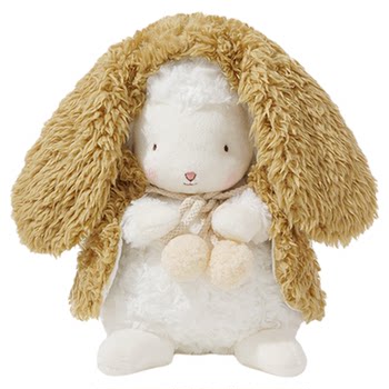 Bay rabbit 9-inch mini fleece ອ່ອນນຸ້ມແລະຫນ້າຮັກ
