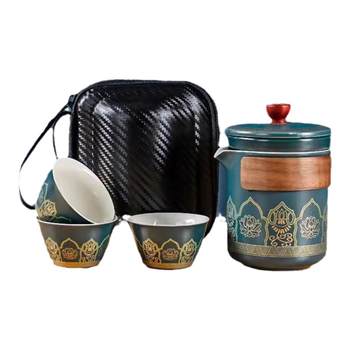 Travel tea set accessories capsule pve bag tea leak liner