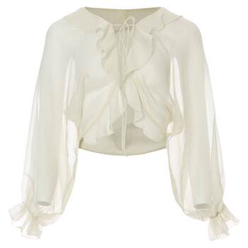 ນັບຕັ້ງແຕ່ chiffon cardigan blouse ຝຣັ່ງໃນລະດູຮ້ອນຂອງແມ່ຍິງ