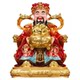 Imitation copper color 2025 new Bafangcai resin Wencai God statue home indoor wealth worship God and Buddha ornaments