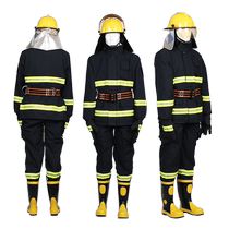 3C Certified Fire Fighting Suit 14 Type Fire Fighting Protective Suit 17 Type Fire Combat Suit Fire Resistant Insulating Suit Station Set