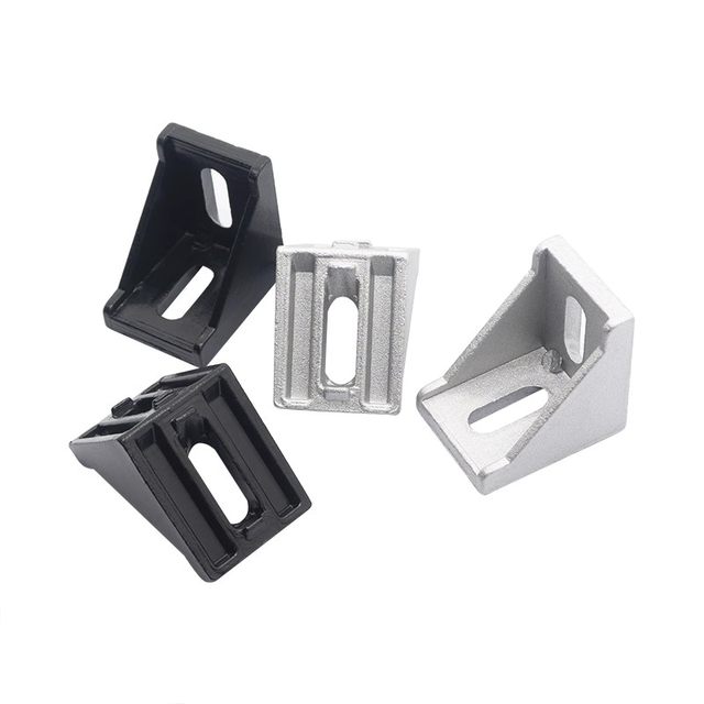 Industrial aluminum profile 3030 angle code Right angle connector 3030 angle piece 3030 aluminum profile 90 degree bracket angle seat