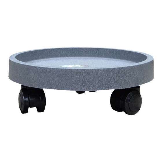Thickened flower pot base with wheeled water tray