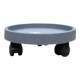 Thickened flower pot base with wheeled water tray