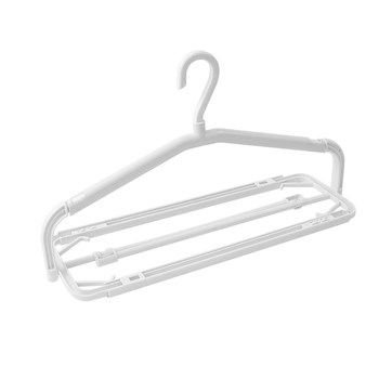 Japanese folding telescopic coat hanger for household thickening
