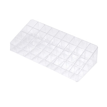Transparent darkening lipstick storage box makeup and skin care products