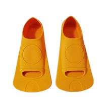 Adult and children swimming training short fins and hand fins professional silicone freestyle special butterfly swimming duck sole equipment