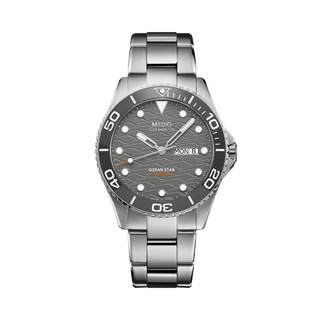 【自营】中古全新未使用美度领航者系列男表机械手表瑞士腕表灰盘