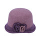 Women's fisherman hat with color block design, western style autumn and winter