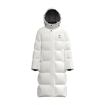 Duck versatile long down jacket for women with long style over knees