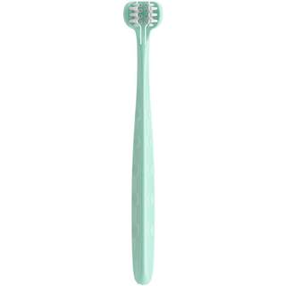 mdb children's three-sided toothbrush 1-2-3-6 years old and above infants and young children 3d soft hair training toothbrush toothbrush