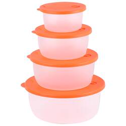 Microwave oven heatable crisper thickened plastic round crisper bowl lunch box refrigerator freezer storage box storage box