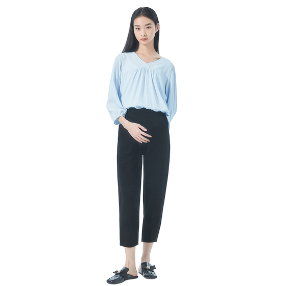 
Happy House Large Size Maternity Banana Pants 2025 New Fashion Maternity Pants Spring Clothing Slimming Pants Outdoor Casual Pants