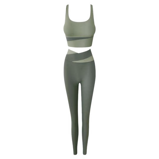 Le même costume de yoga nu Pilates de Zhou Weitong