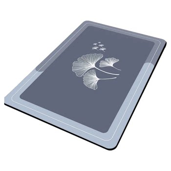 Diatom mud water-absorbent non-slip bathroom floor mat for bathroom