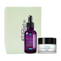 SkinCeuticals Plumping and Firming Set: Purple Rice 30ml AGE Cream 48ml Gift Box