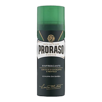 (Medium sample) PRORASO Italian mens imported eucalyptus shaving foam 50ML can be used for high-speed rail travel