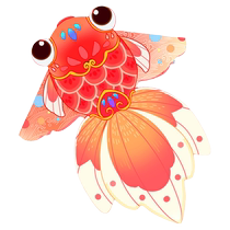 Guochao Goldfish Kite Adults Only Breeze Easy Fly 2024 New Internet Celebrity Creative High-end Weifang for Adults and Children