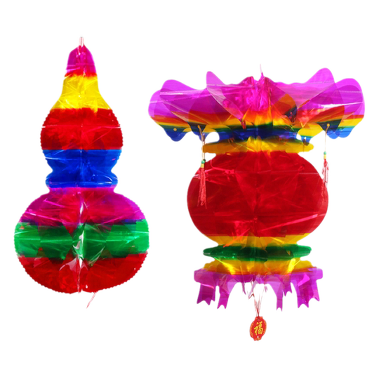 May Day Confetti Gourd Crystal Plastic Ornament