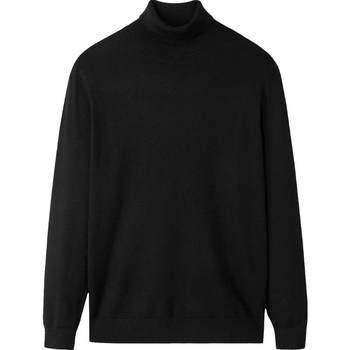 Hailan home can be turned on high-neck long-sleeved black knitted sweater Hailan home can be turned on high-neck long-sleeved black knitted sweater