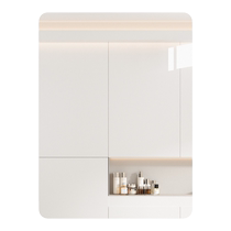 Acrylic soft mirror wall-mounted self-adhesive bathroom full-length mirror bathroom wall face wash makeup mirror high-definition without punching