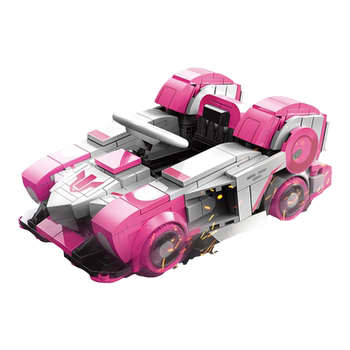 2025 New Star Castle Racing Kart Small Particle Building Block Toy Boys' Racing Car Assembly Educational Model