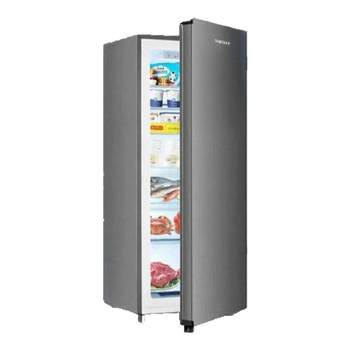 Single-door vertical freezer with adjustable temperature, air-cooling and frost-free