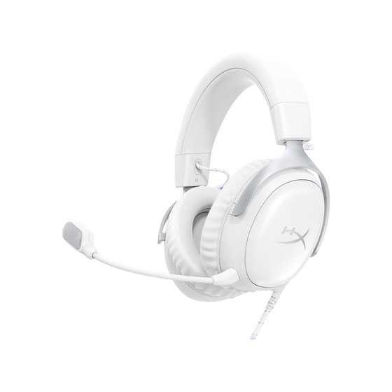HyperX极度未知飓风3有线白耳机电竞游戏电脑耳麦头戴式耳机送礼