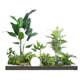 Simulated green plant landscaping combination window decoration fake plant landscape garden layout porch interior atmosphere tree
