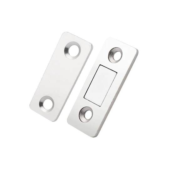 Magnetic buckle to prevent drawer door from sliding out