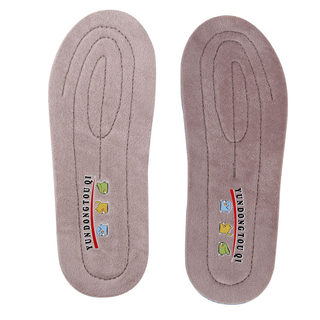 Cuttable sweat-absorbent and anti-odor cotton insoles for children