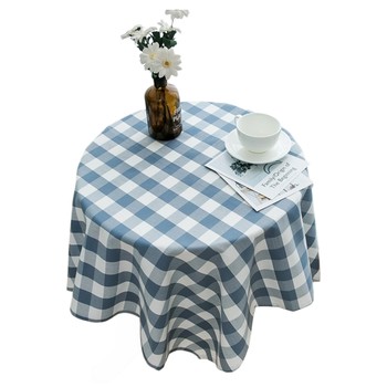 Nordic plaid tablecloth cotton linen art tablecloth cover Nordic plaid tablecloth cotton linen art tablecloth cover