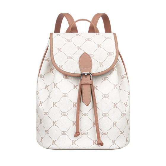 Kappa women's leather textured backpack
