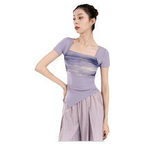 dancetoday modern dance short-sleeved tops dance practice clothes for women summer new classical dance body training clothes